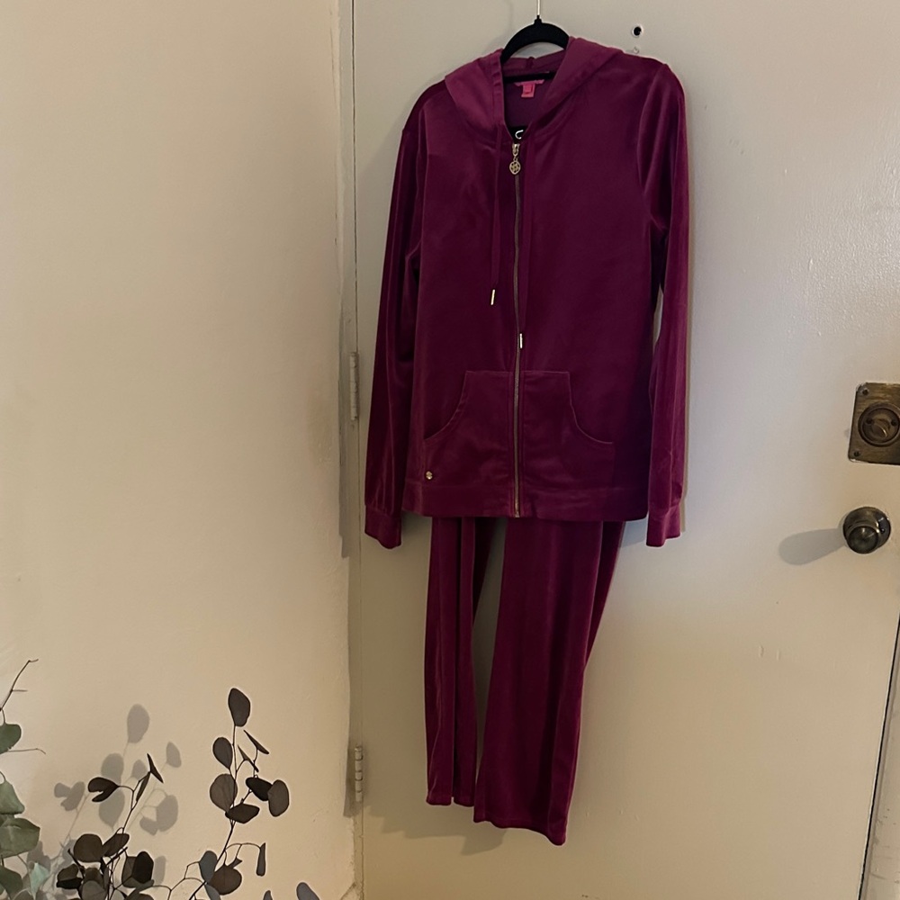 Lilly Pulitzer Berry Soirée Velour Jumpsuit